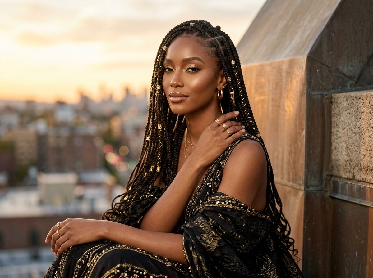 Knotless Braids Sans Tension
